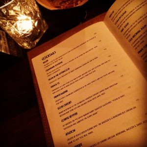 Molly Cocktail Menu