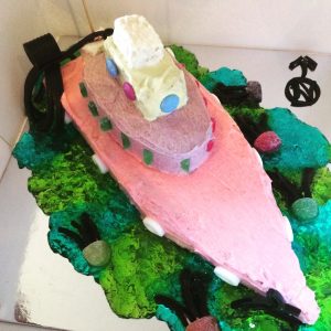 Boaty Mcboatface: You are all kinds of beautiful.  Women's Weekly boat cake "Boaty McBoatface"- Part cake, part jelly and with the best name on the high seas 