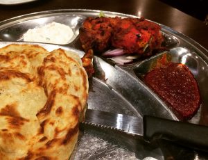 Tandoori chicken meal