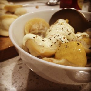 Russian pelmeni 