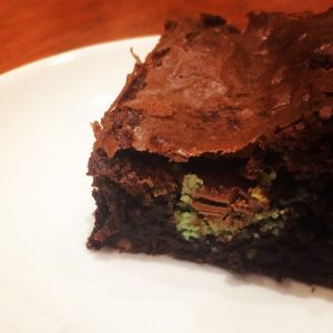 Mint Bubble Brownies