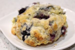 Blueberry and White Chocolate Scone
