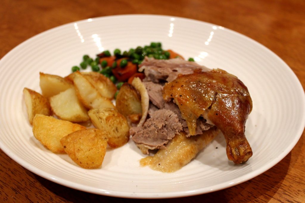 Duck Series: Roast Duck with potatoes and gravy – Karen Really Likes Food