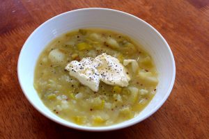 Potato and leek soup