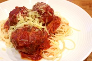 American style Italian meatballs