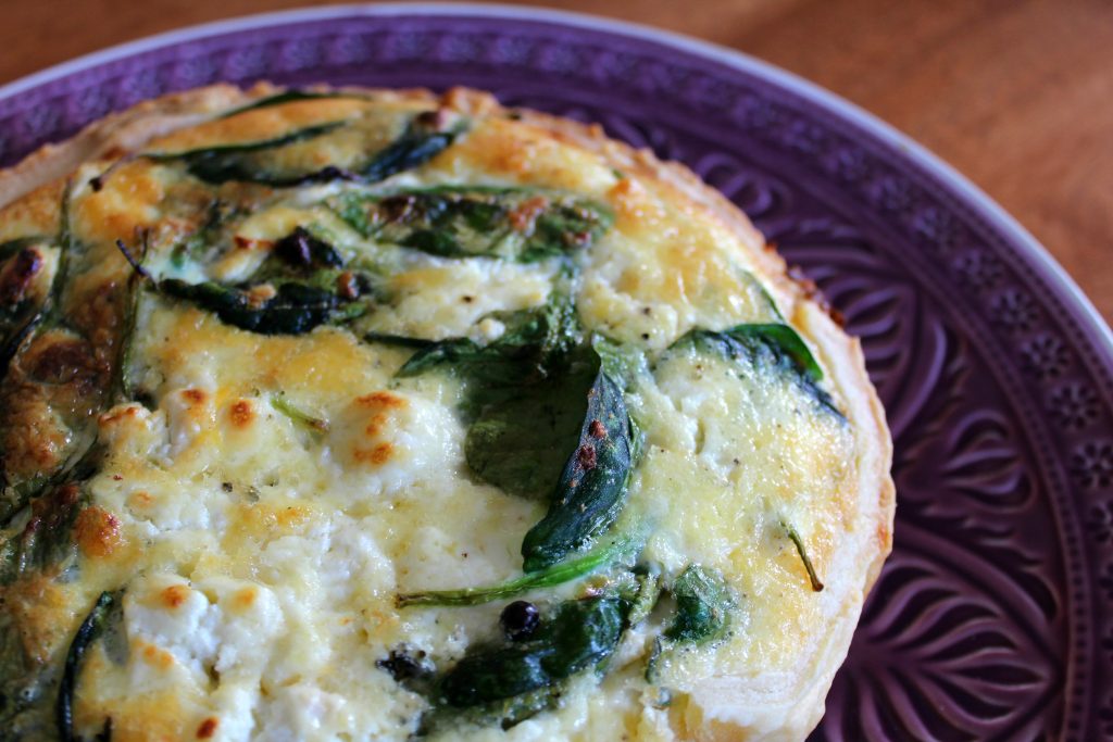 Spinach and Goats Cheese Quiche Karen Really Likes Food
