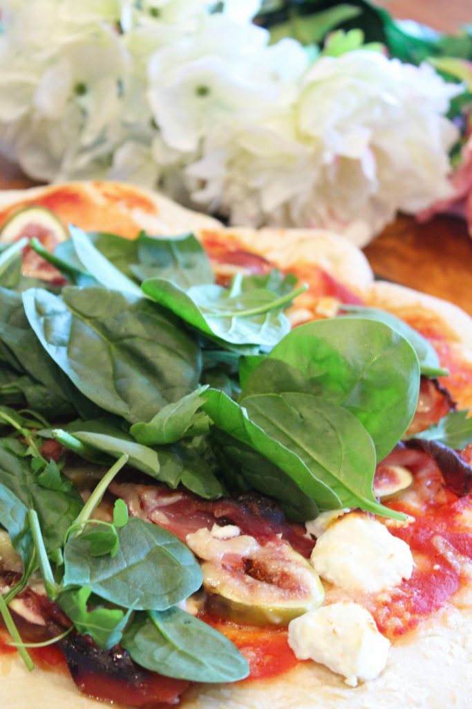 Fig, Prosciutto and Goats Cheese Pizza Karen Really Likes Food